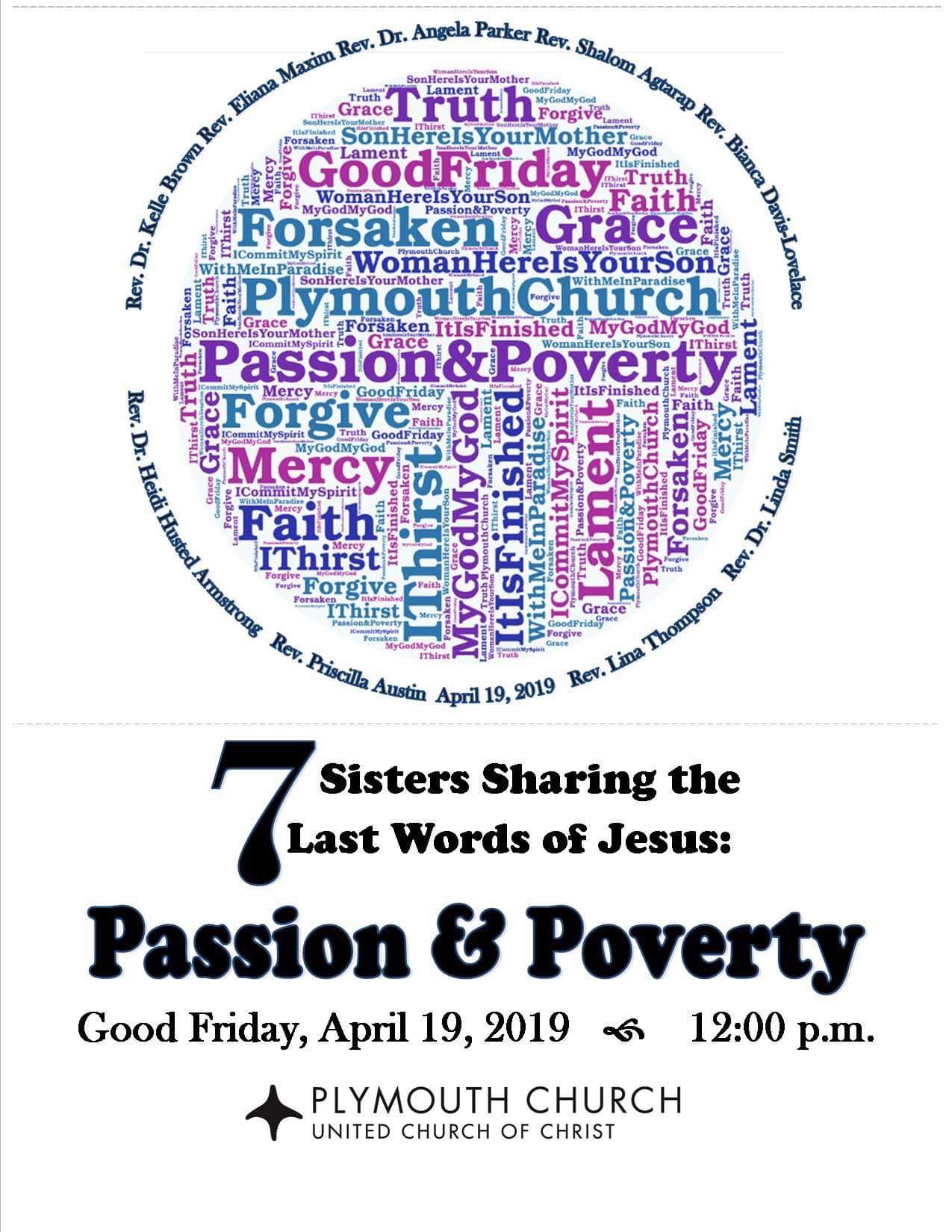 4/19: Passion &amp; Poverty, Good Friday Worship