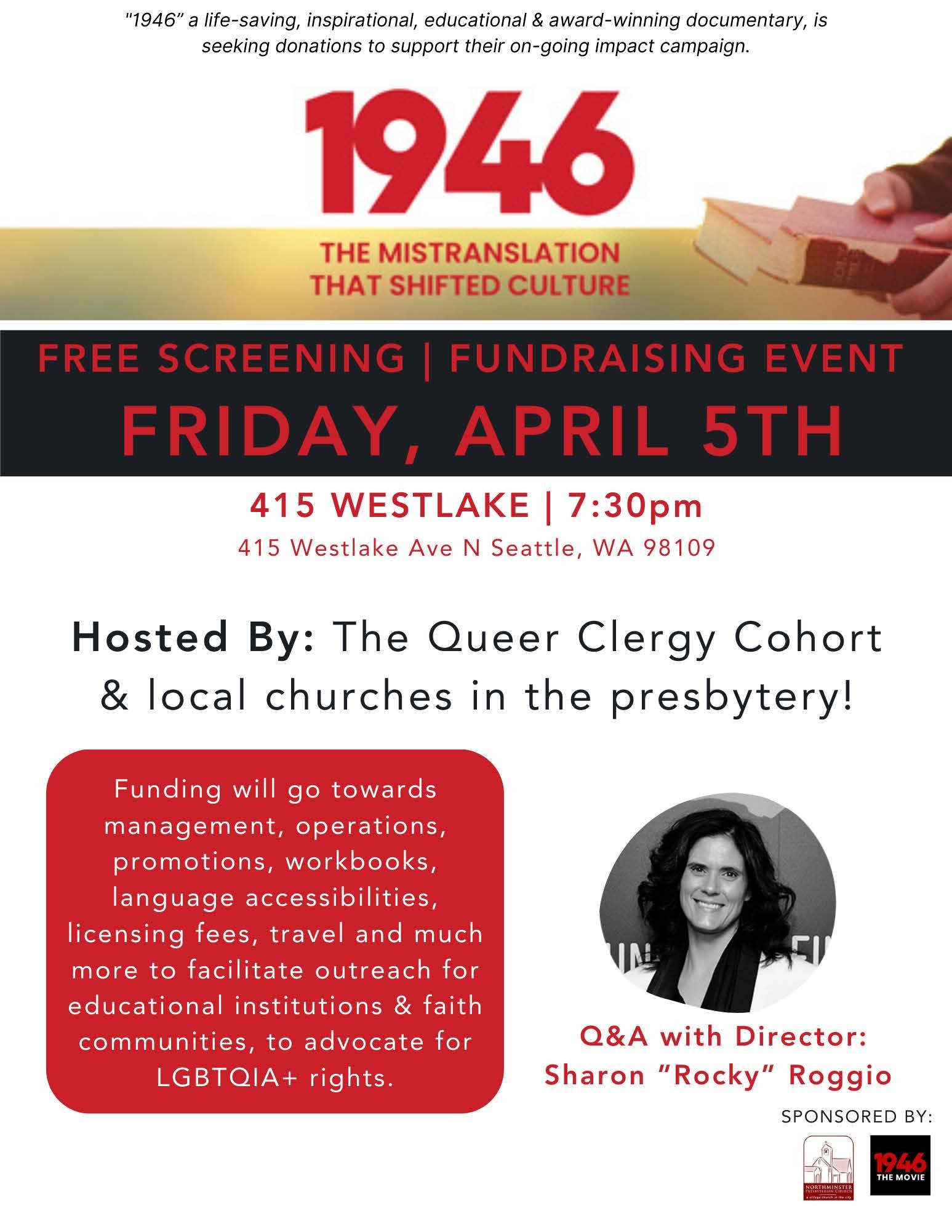 4/5: Free screening of 1946
