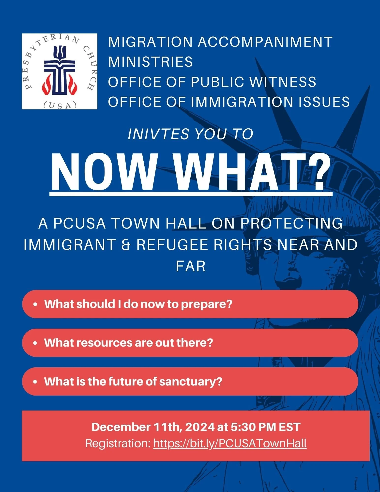 PCUSA Town Hall on Protecting Immigrant Rights Near and Far