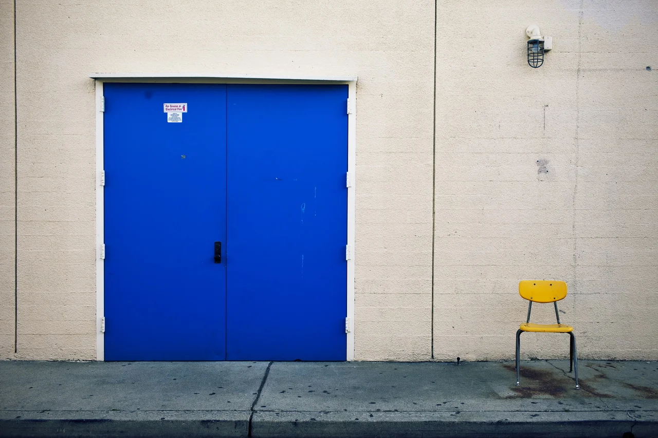 Blue Door, Yellow Chair