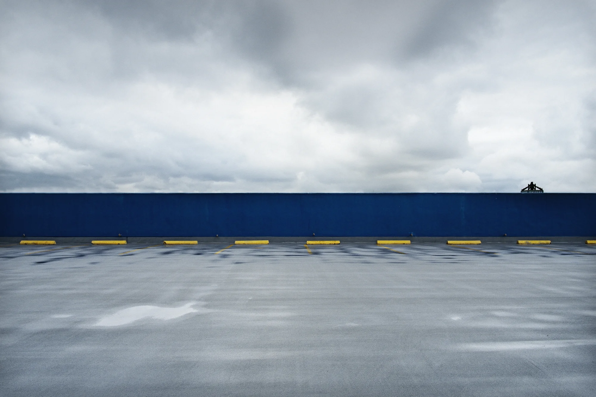 Parking Structure After Rain (Redux)