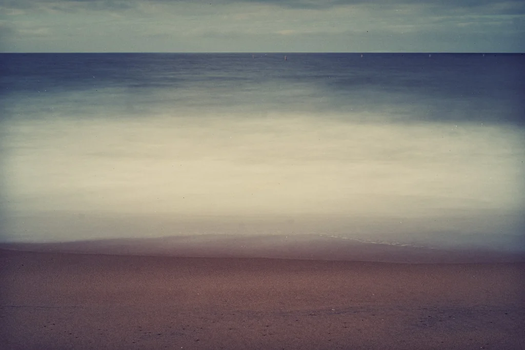 Probably the image I'm most proud of in the past month or two. Why? Two reasons: it's an exploration for me into a more technical side of photography, long exposure (30") which requires (gasp!) a tri-pod. Secondly, it required me to wake-up early on a Sunday and drive down to Santa Monica...it would have been so easy to just sleep in. NOTE: this image, along with the images below, are processed to give a "faded" look including dust and scratches. Also note that the four or five large "dust" spots right below the horizon are buoys, not spots. 