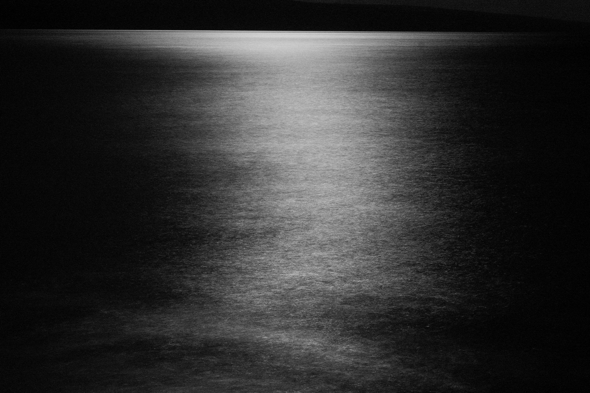 Maui Water in Moonlight 1, 60mm, 30 seconds at f/16. ISO 6400. 