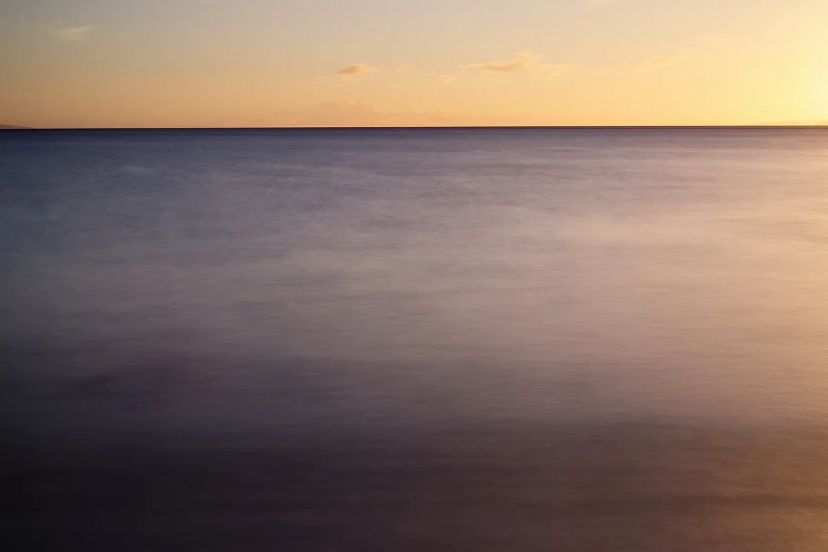 Maui Sunset 1, 35mm, 30 seconds at f/16. ISO 200.