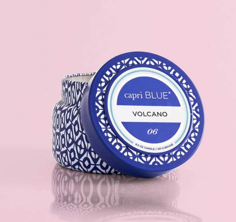 Volcano - Capri Blue Candle Tin — Camp Willow