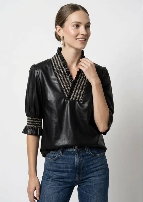 vegan ruffle top black.jpg