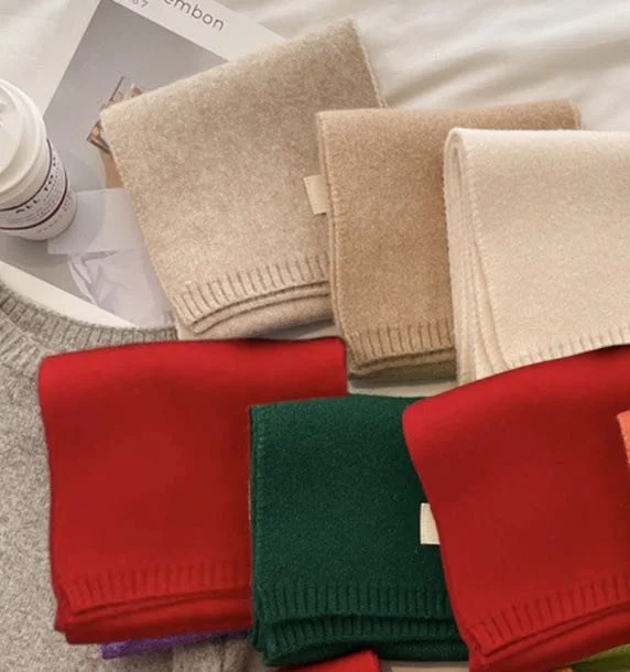 solid red beige green ww scarves.jpg