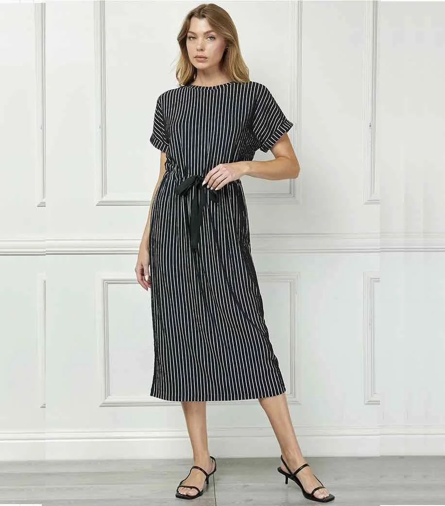 striped fitted maxi dress Finley Striped Maxi Dress | Women's Clothing main image 1