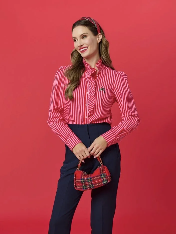 red plaid handbag model full.jpg
