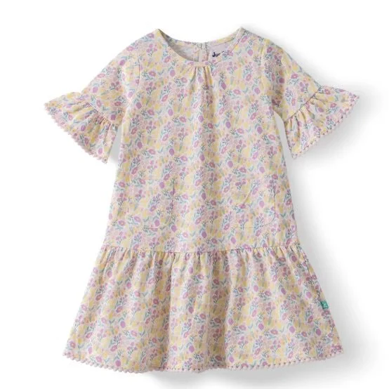 girls floral pink short sleeve dress.jpg