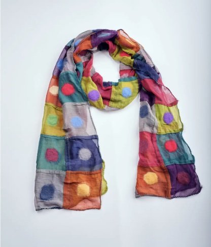 checkerboard dots multi scarf.jpg