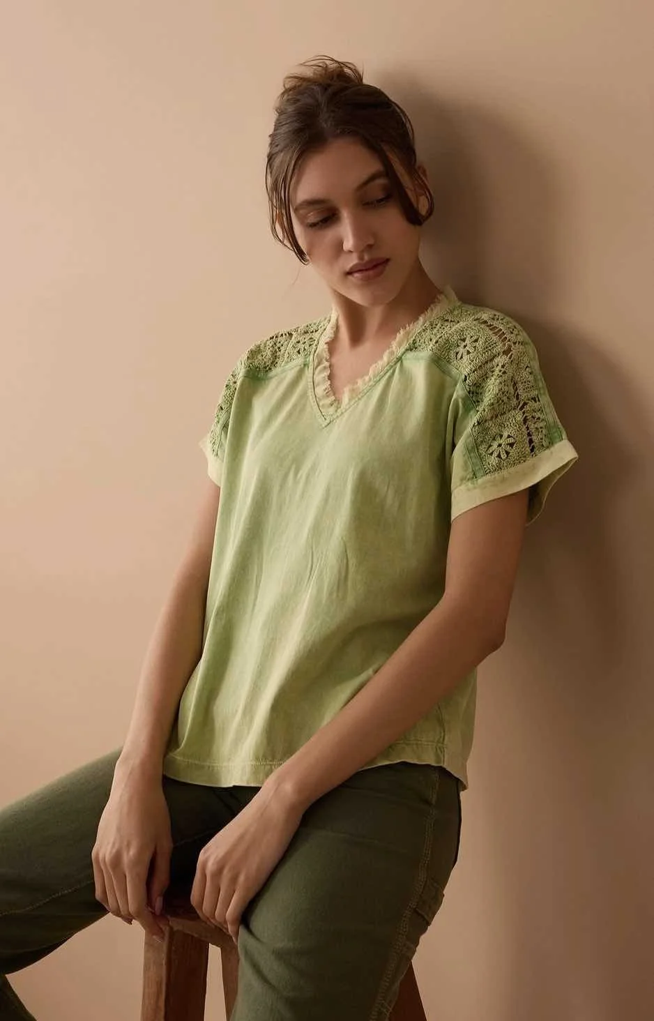 lime v neck crochet top.jpg