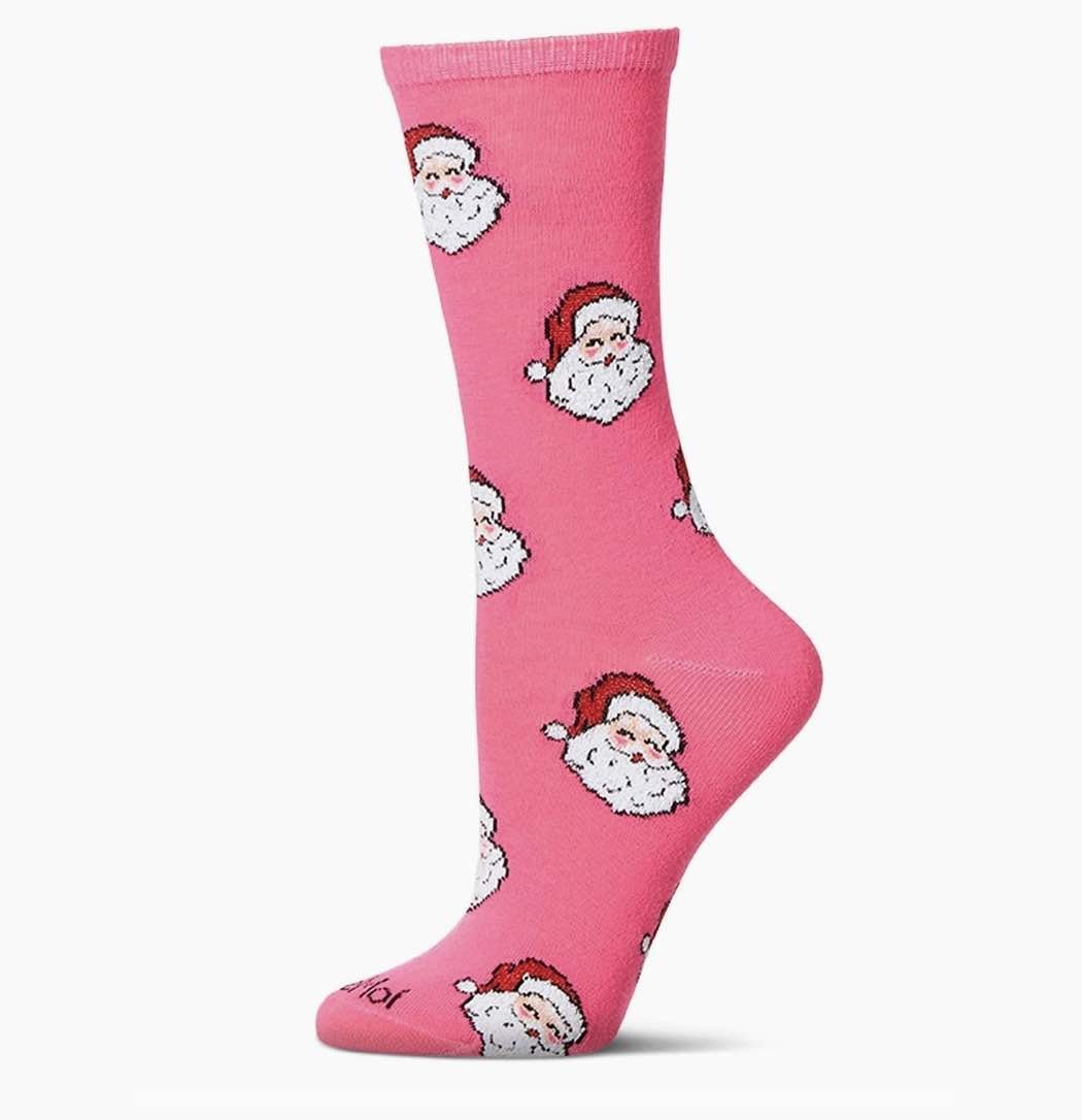 retro santa socks pink.jpg