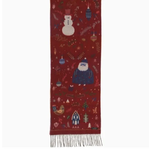xmas red scarf flat.jpg