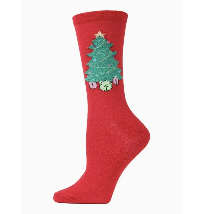 xmas tree socks red.jpg
