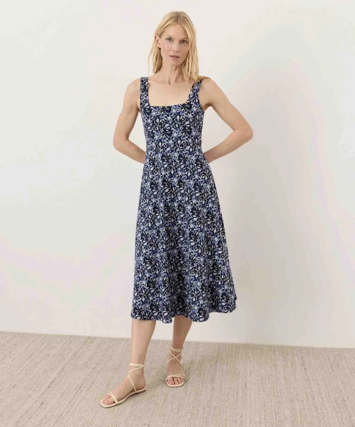 navy print square neck dress.jpg