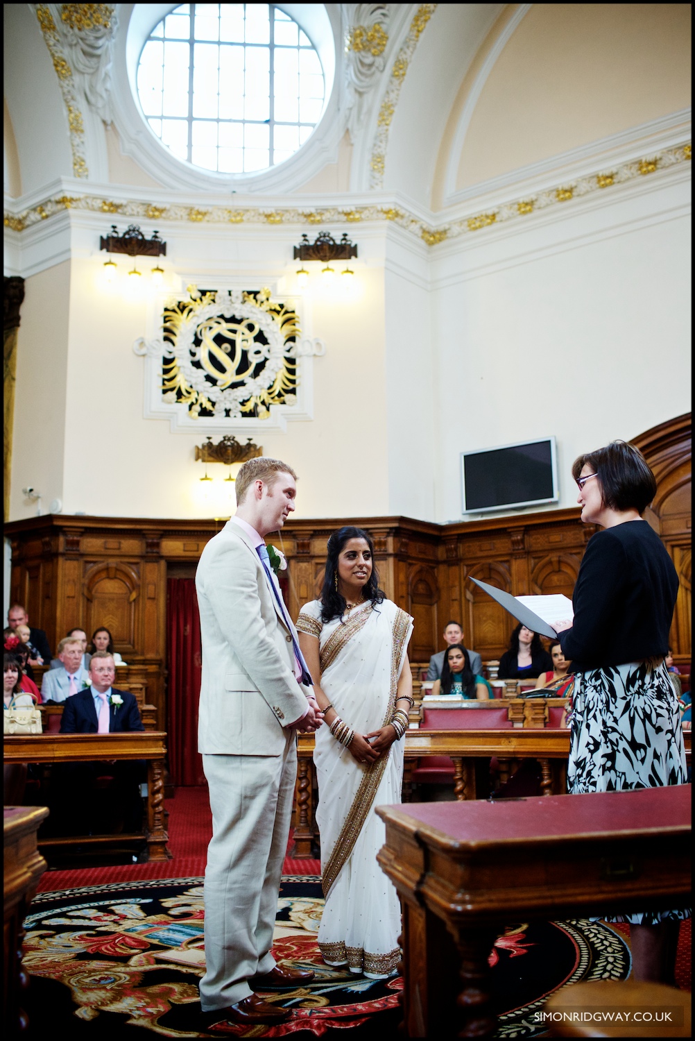 Wedding photography at Cardiff City Hall and National Museum of Wales