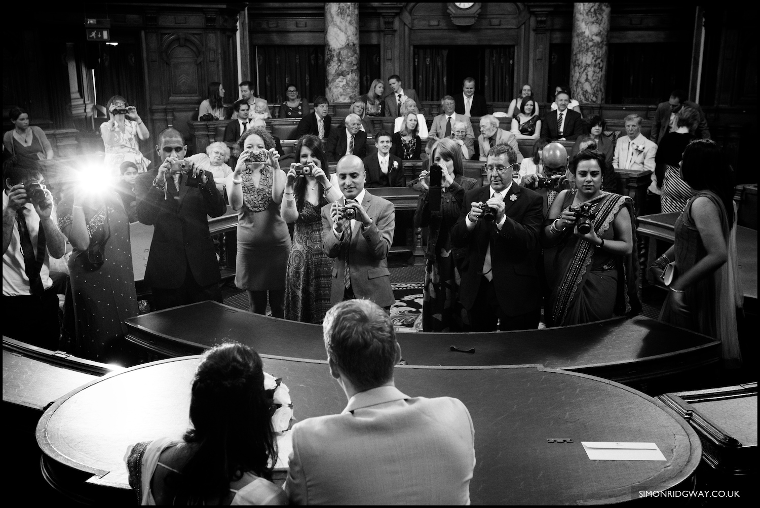 Wedding photography at Cardiff City Hall and National Museum of Wales