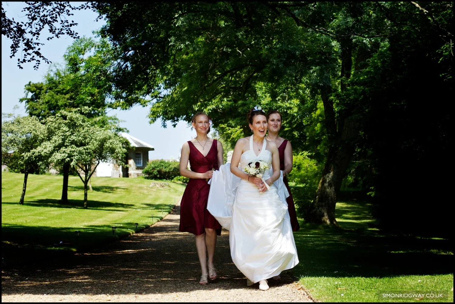 Wedding photography at Appuldurcombe House, Isle of Wight