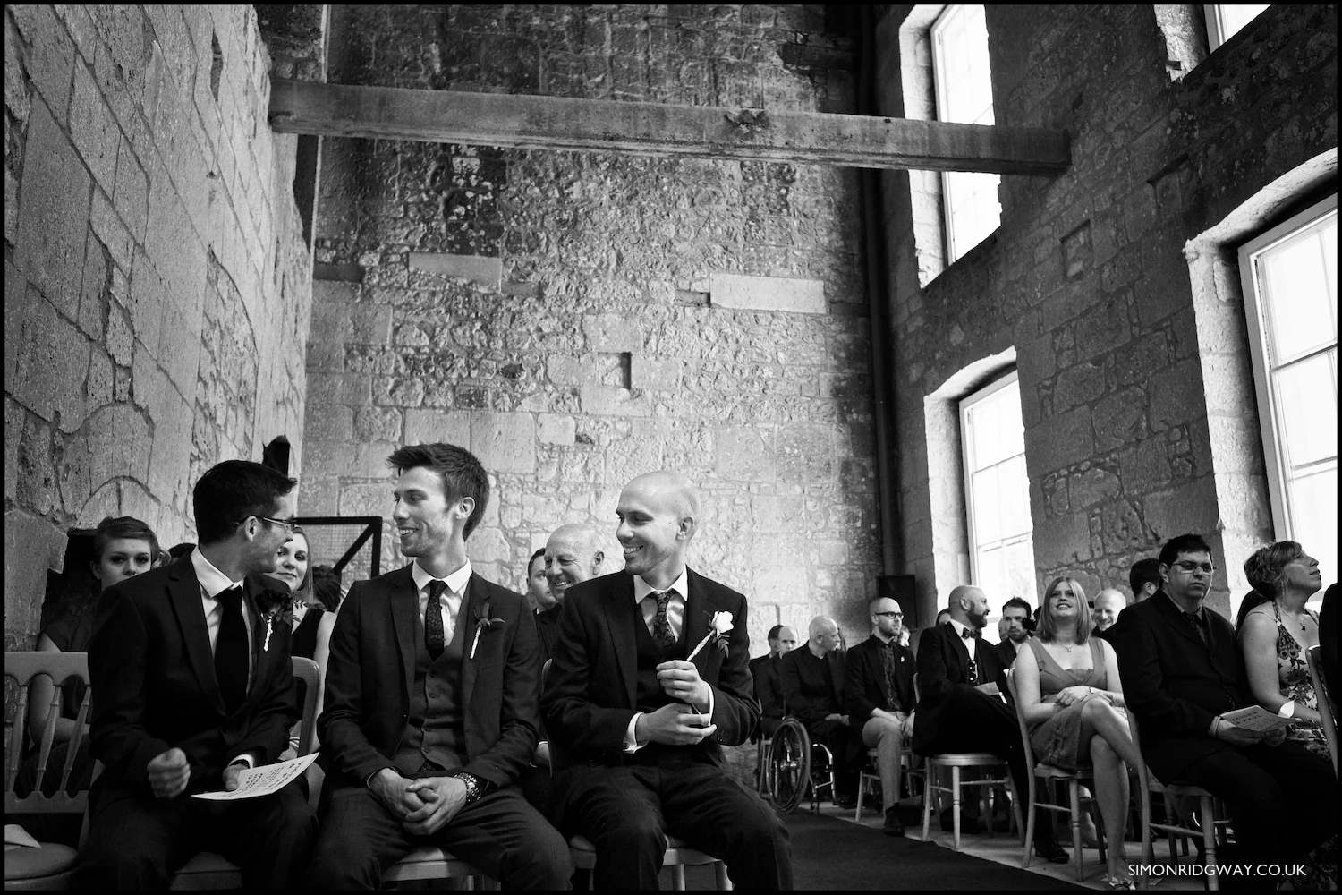 Wedding photography at Appuldurcombe House, Isle of Wight