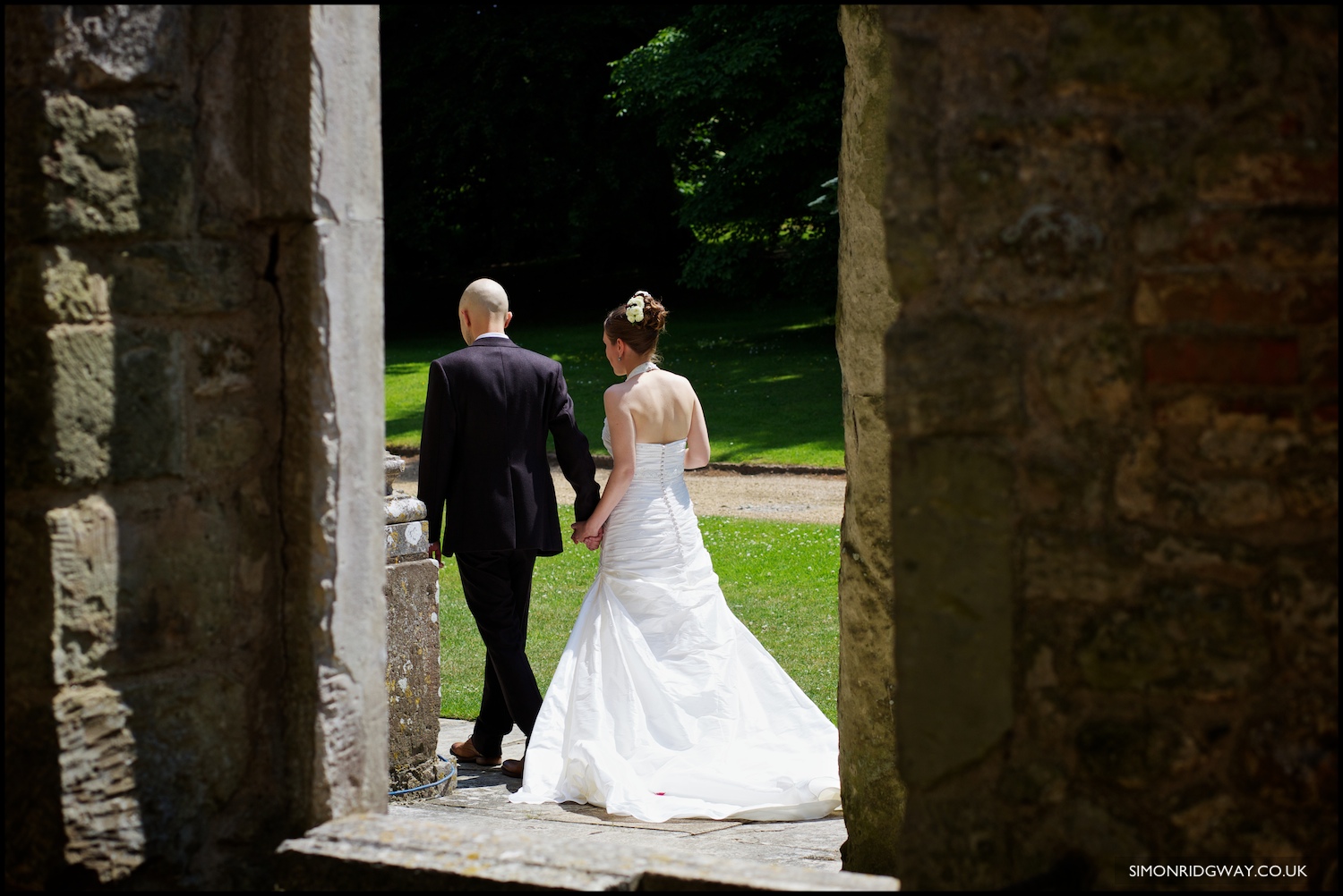 Wedding photography at Appuldurcombe House, Isle of Wight