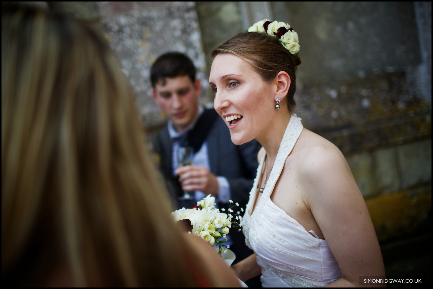 Wedding photography at Appuldurcombe House, Isle of Wight