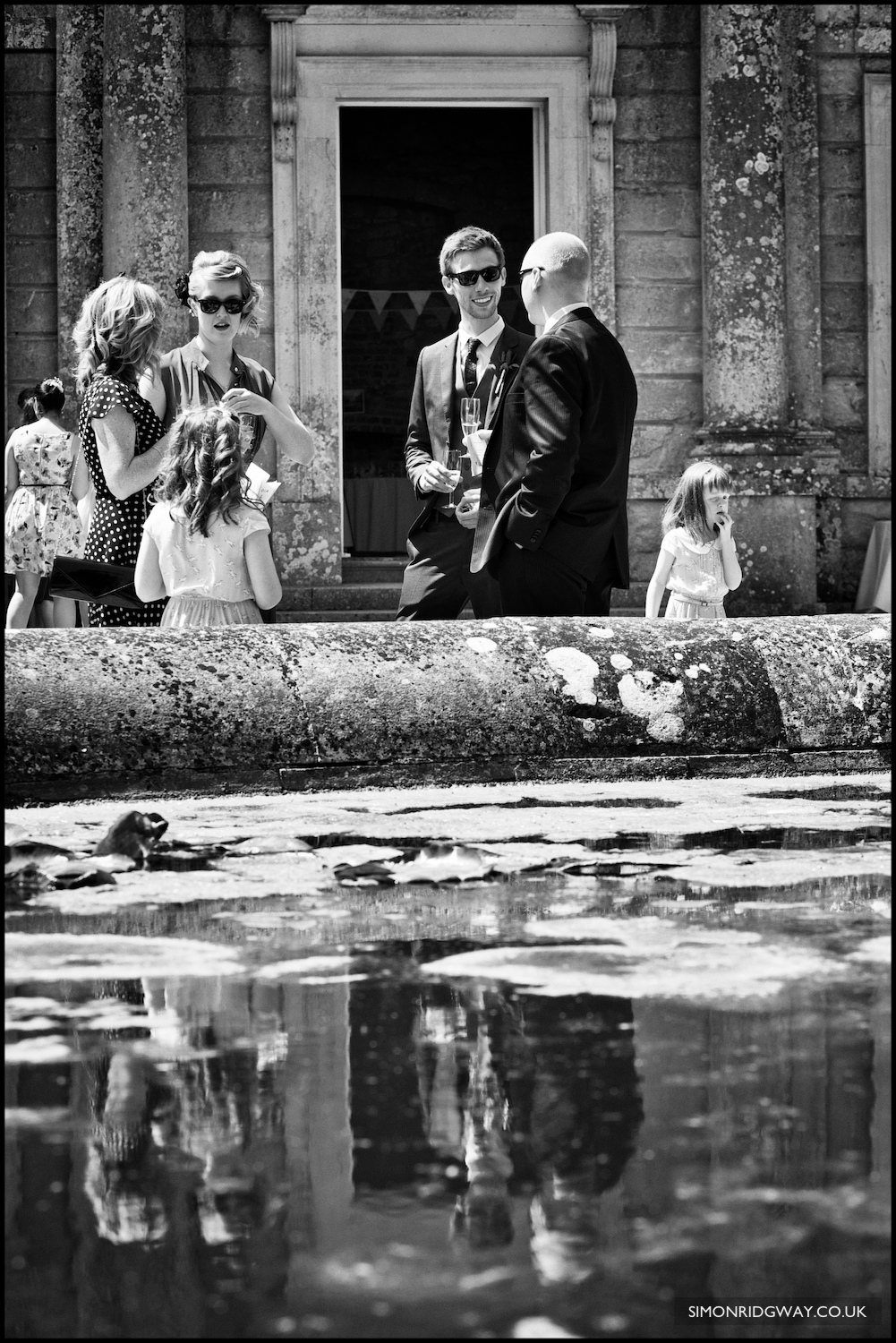 Wedding photography at Appuldurcombe House, Isle of Wight