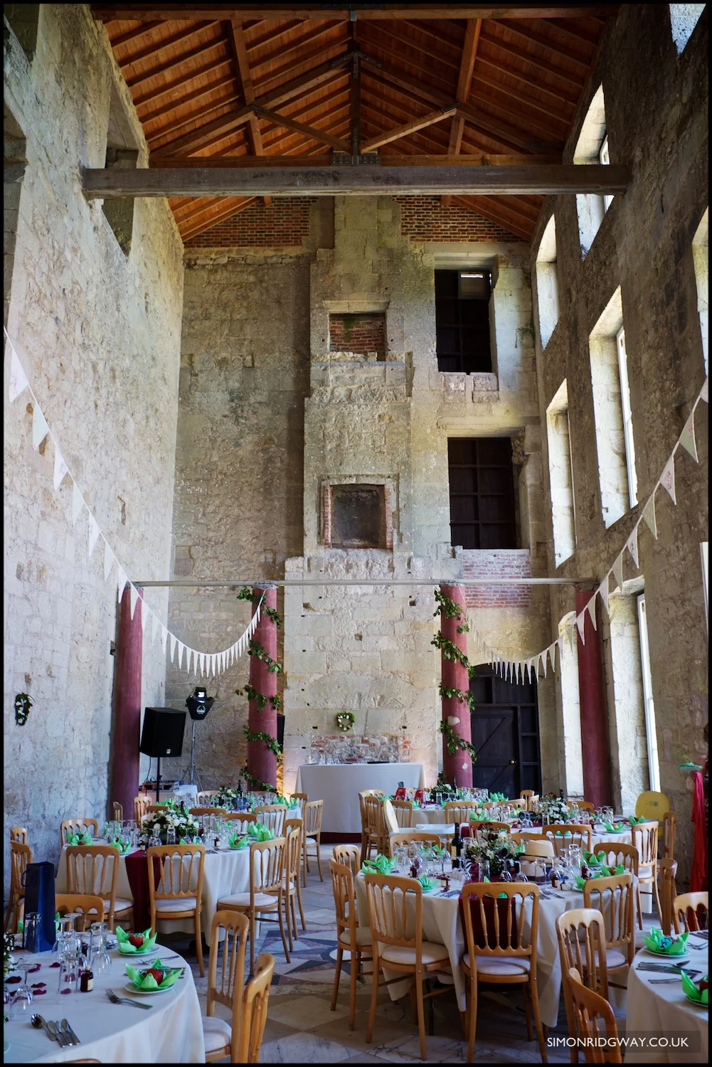 Wedding photography at Appuldurcombe House, Isle of Wight