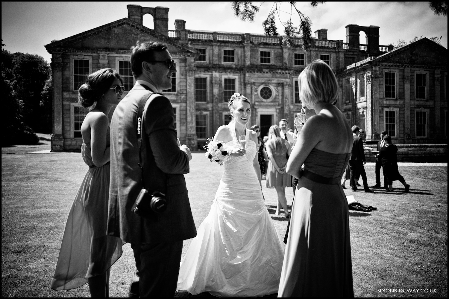 Wedding photography at Appuldurcombe House, Isle of Wight