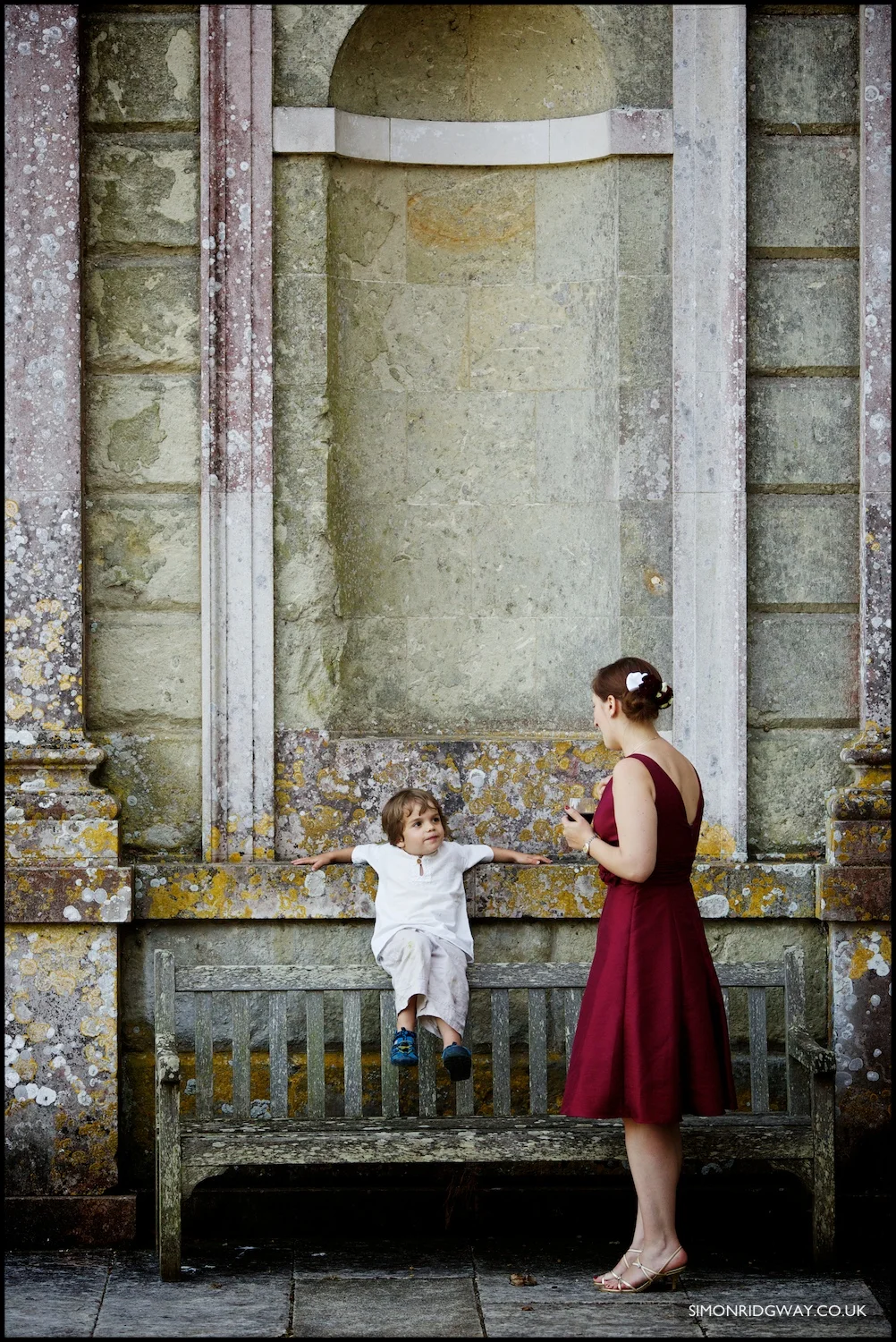Wedding photography at Appuldurcombe House, Isle of Wight