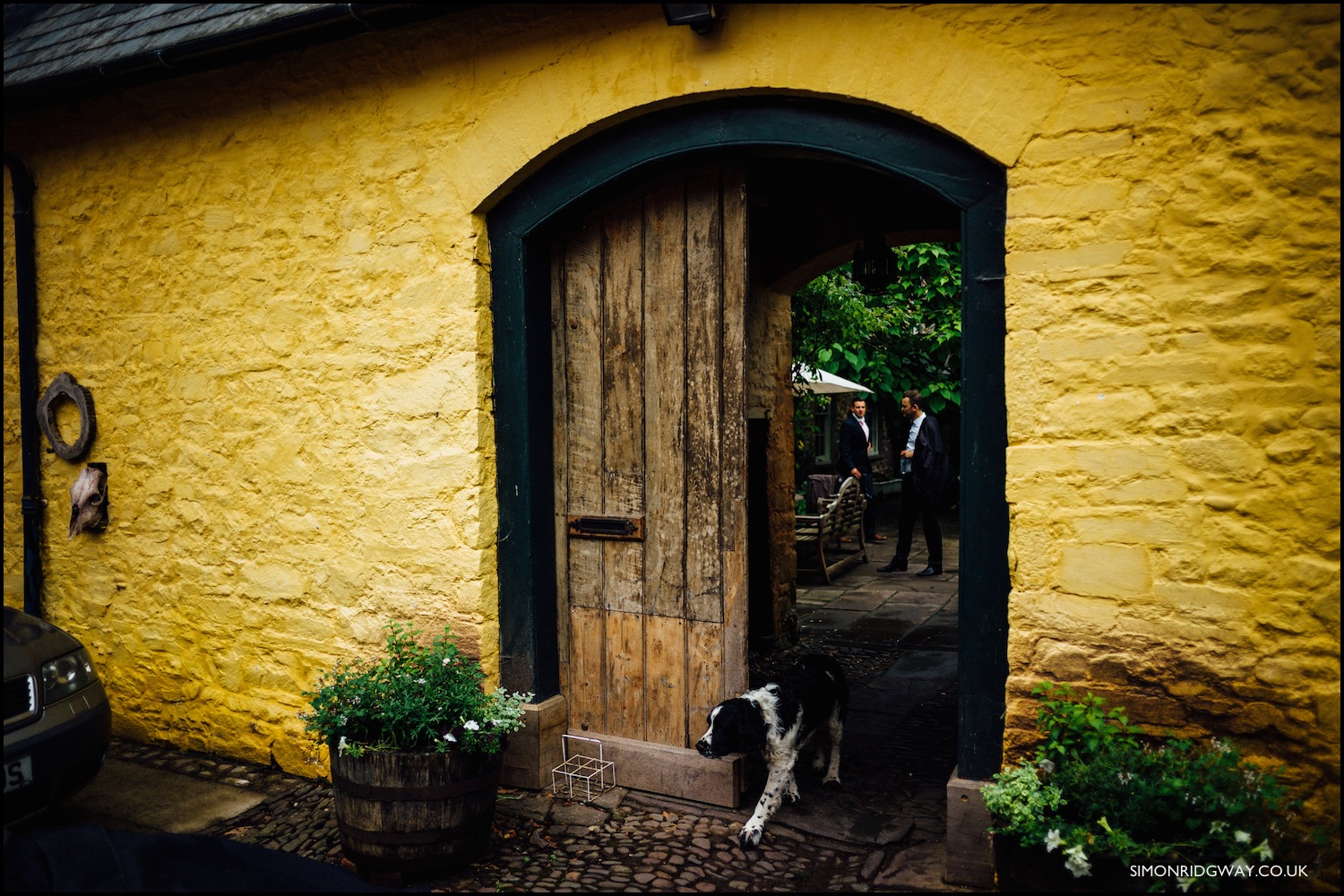 Wedding photography at Penpont, Brecon