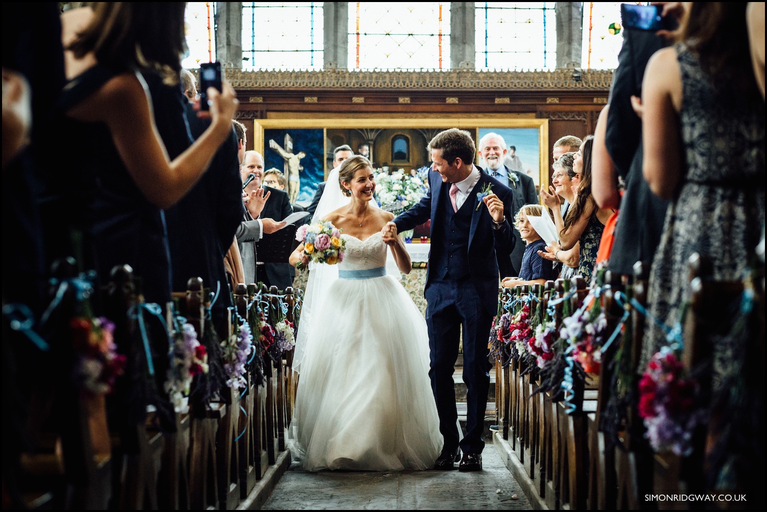 Wedding photography at Penpont, Brecon