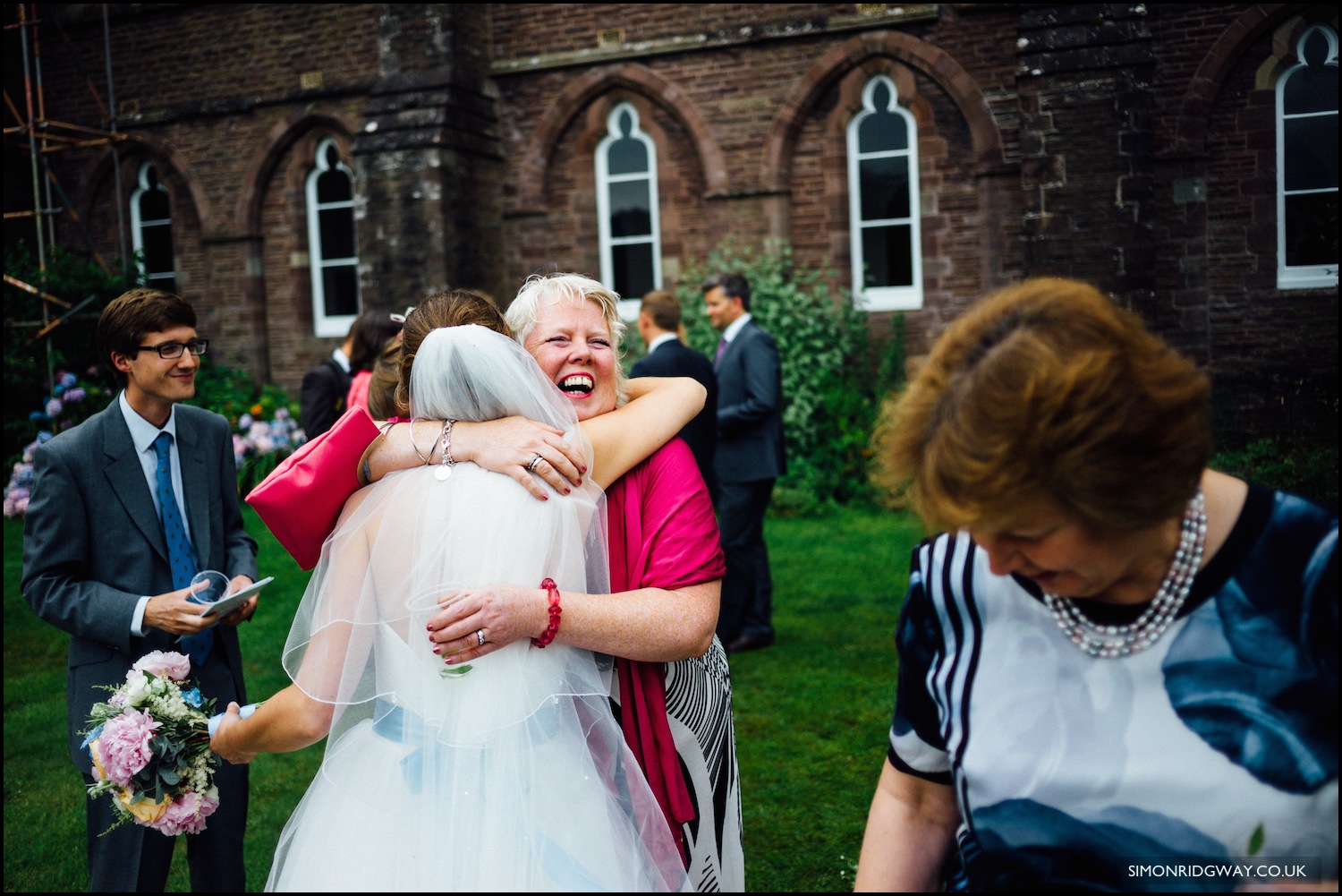 Wedding photography at Penpont, Brecon