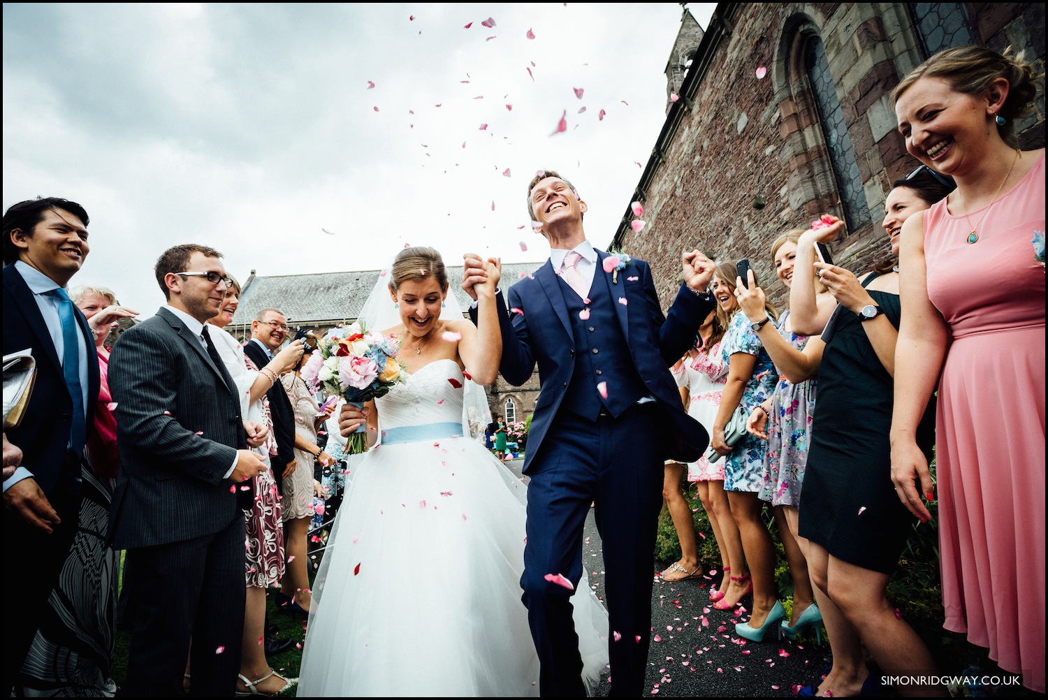 Wedding photography at Penpont, Brecon