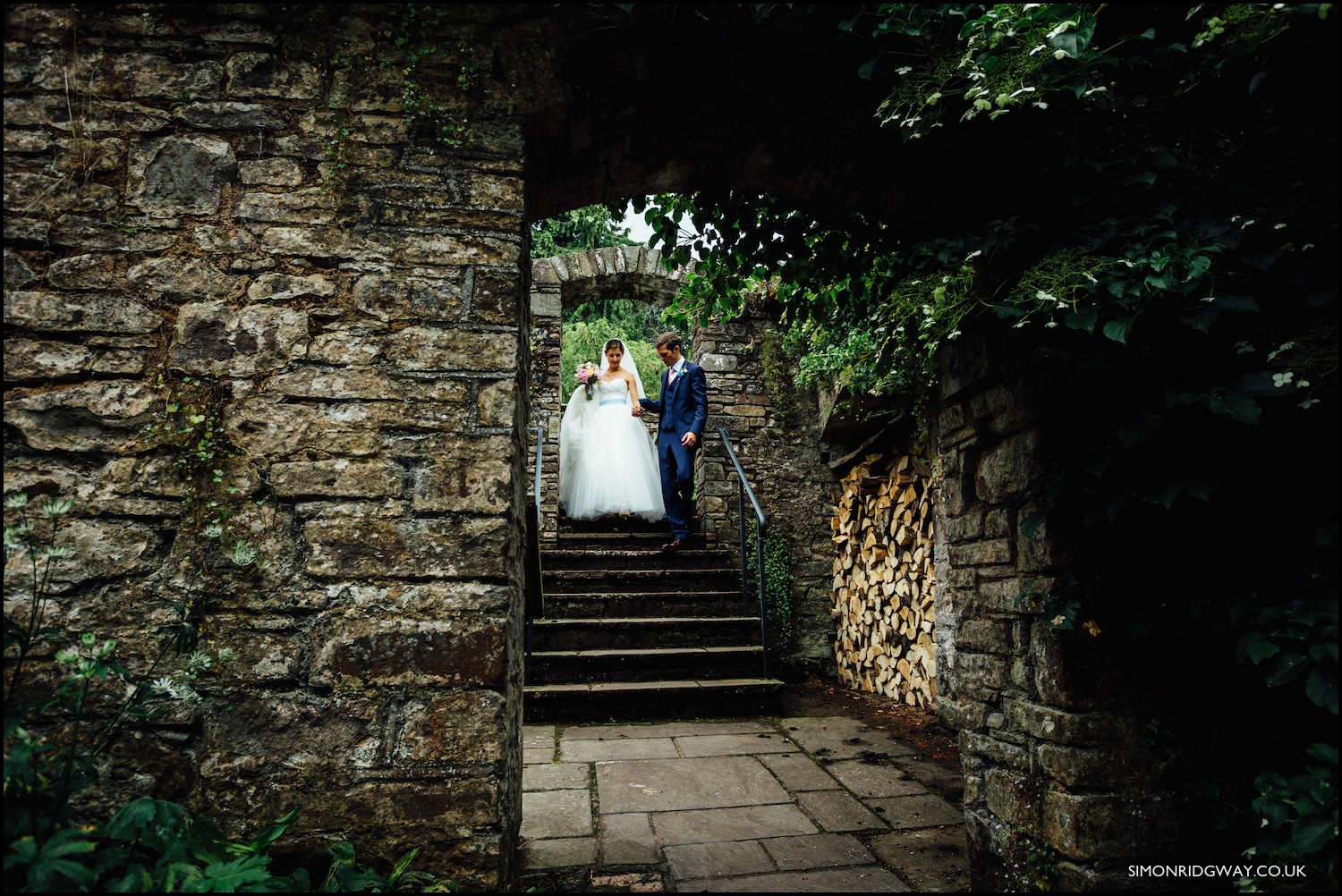 Wedding photography at Penpont, Brecon