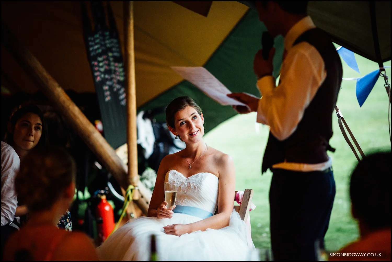 Wedding photography at Penpont, Brecon