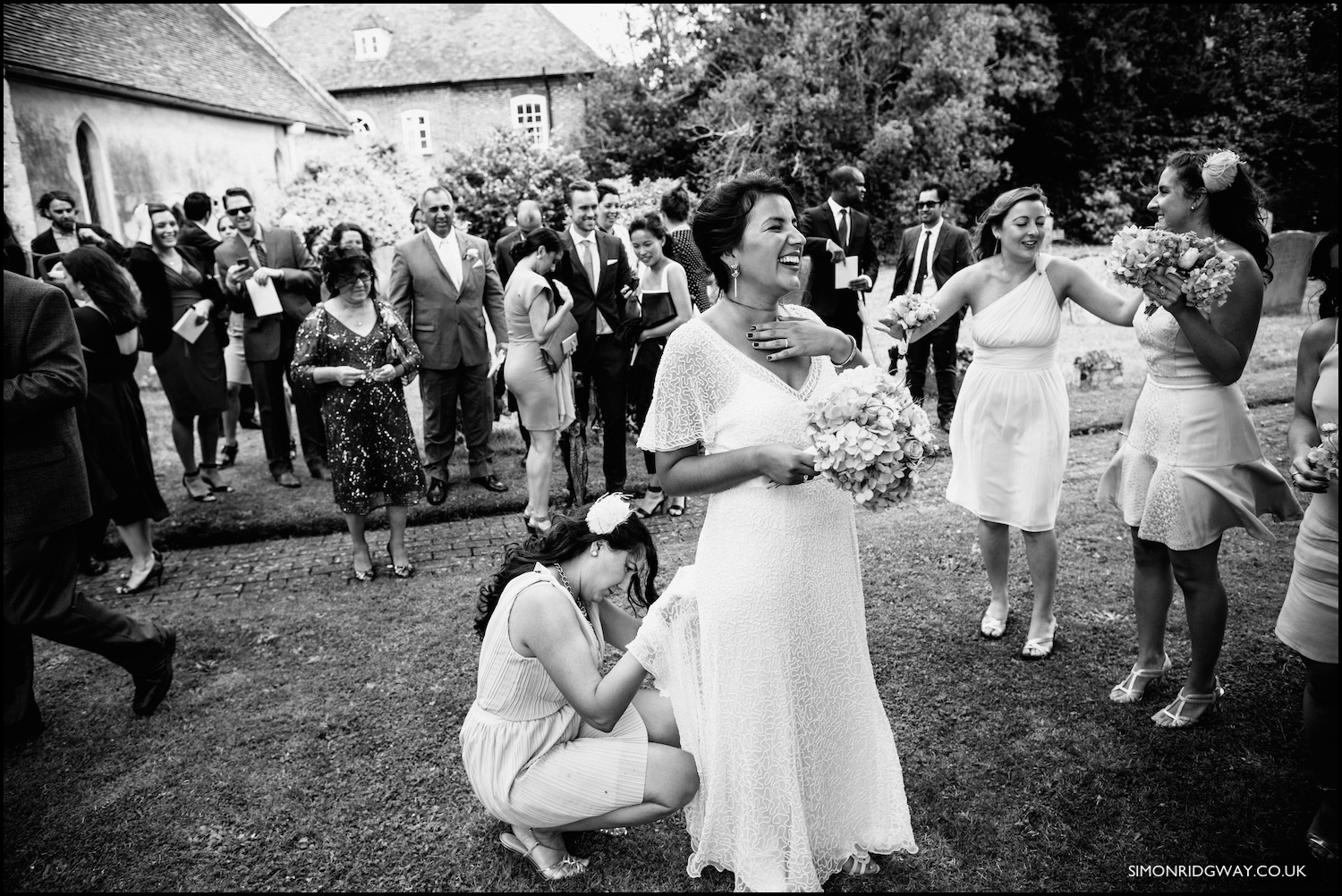 Wedding photography at Ufton Court, Berkshire