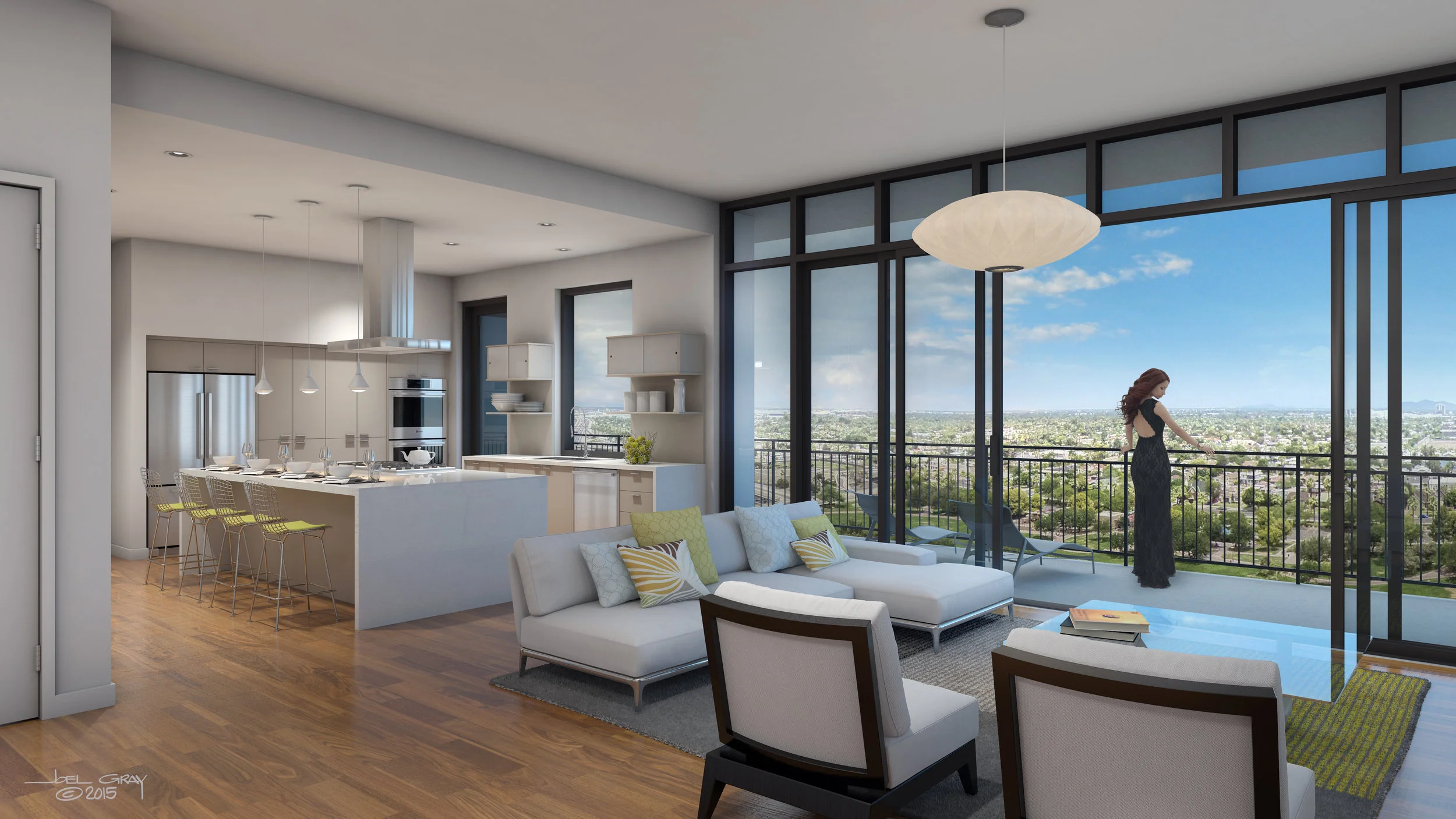 Project: Portland on the Park - Loft Interior Client: DAVIS