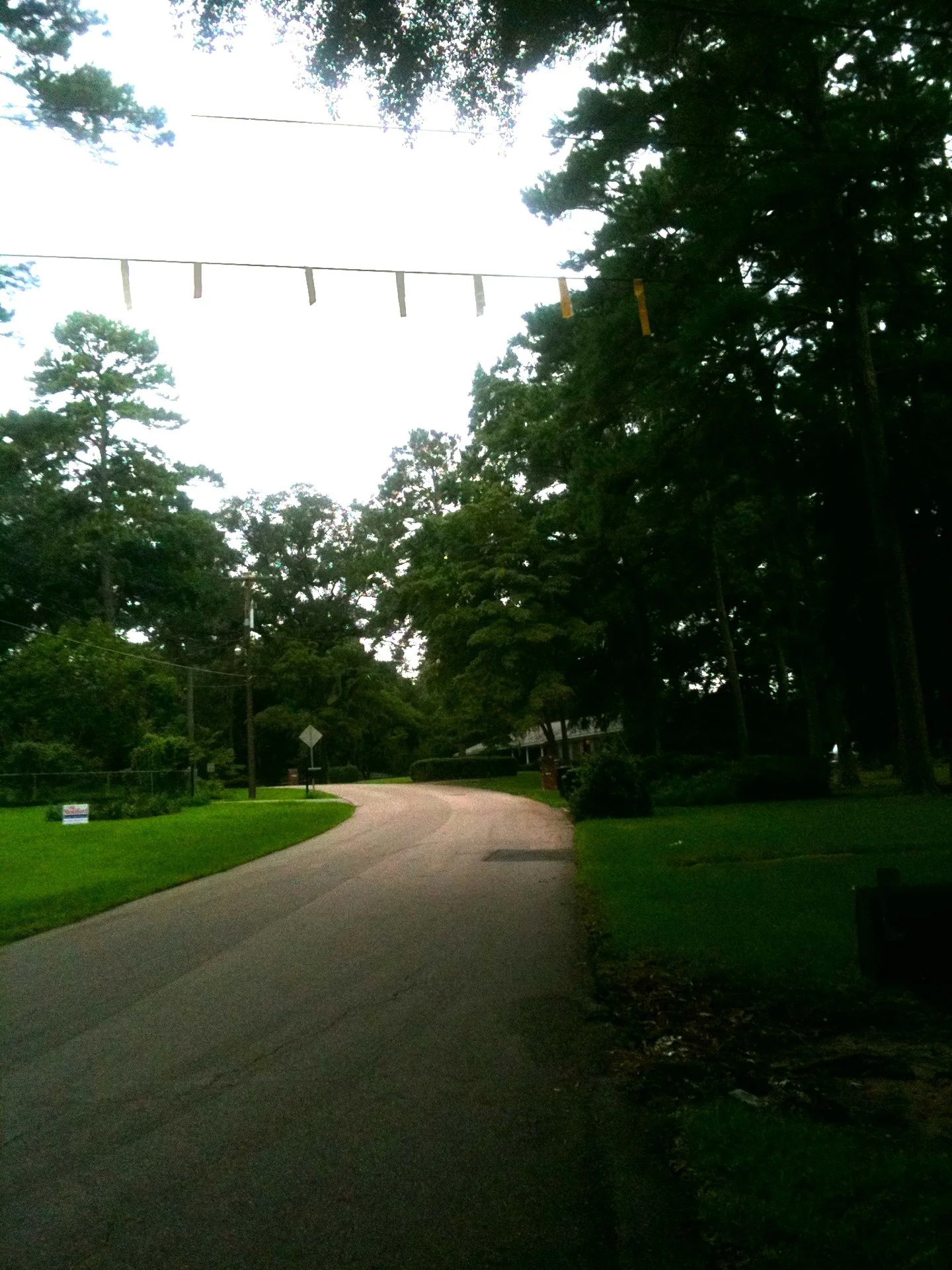 and after... cable line put back up. still with YELLOW duck tape on it for perpetuity. sigh.