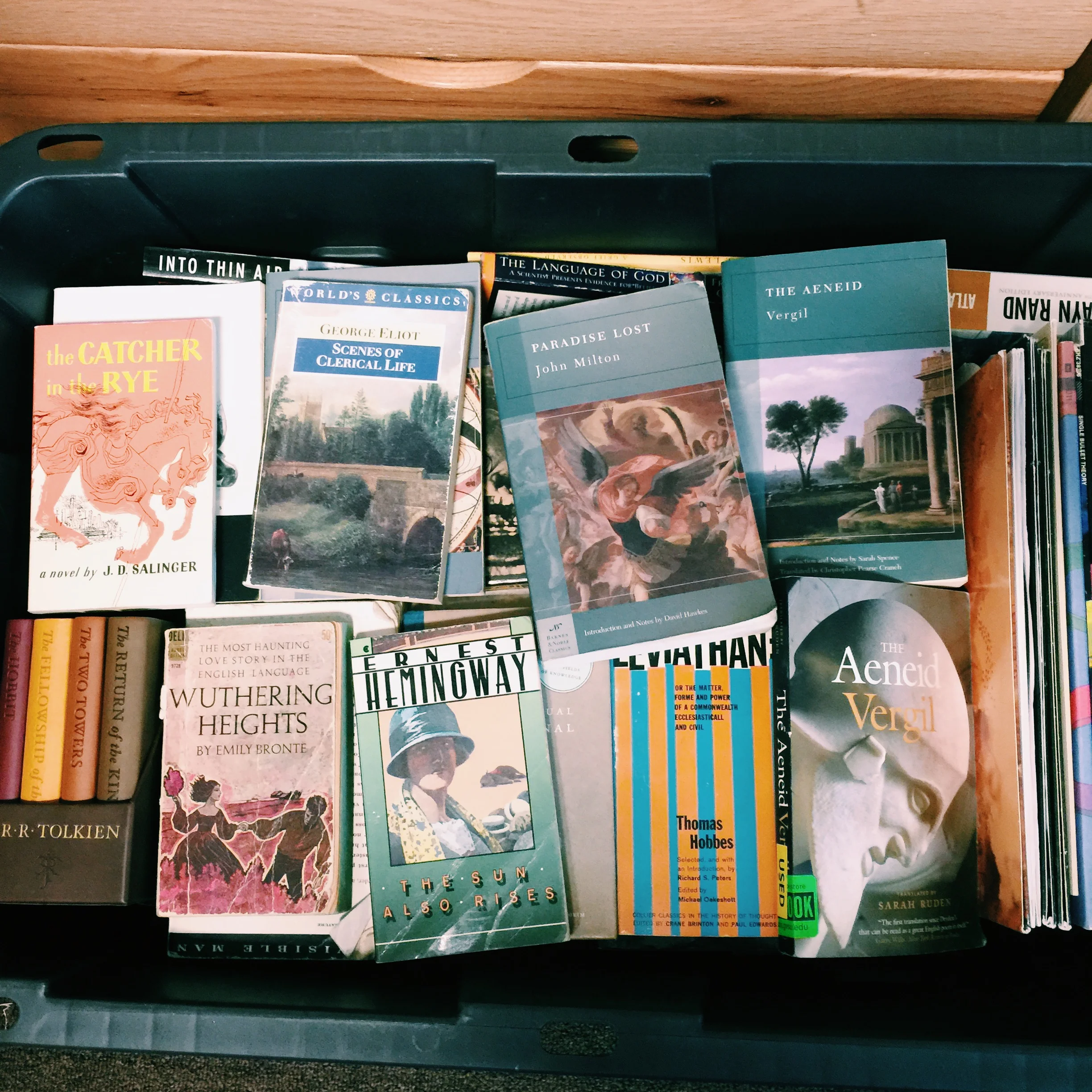 THANK GOODNESS MAXX PACKED TWO VERSIONS OF THE AENEID. you never know when you'll need to cross reference...