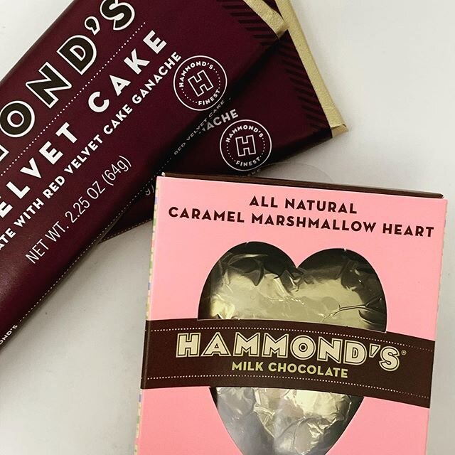 Hammond&rsquo;s will make your Valentine happy!  #hammondscandies #picklepapersgifts ##lovechocolate #stopbypicklepapers #february14