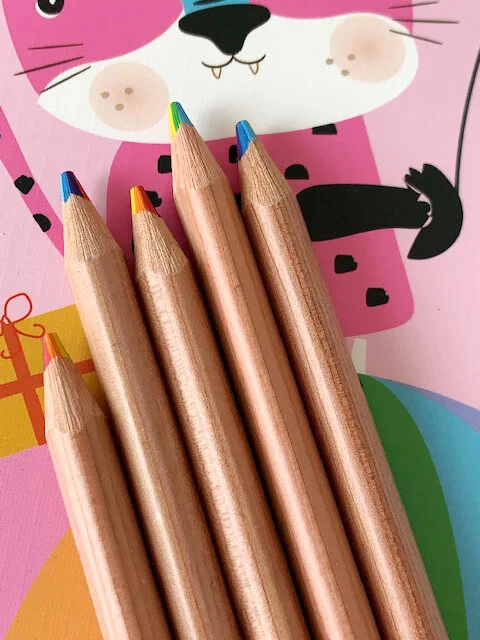 MULTIPLE 7-COLOR PENCIL - PACK OF 5 PENCILS