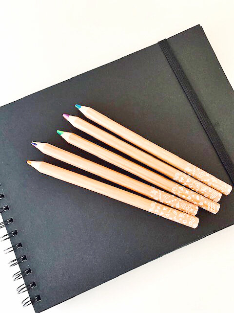 OOLY SKETCHBOOK - BLACK COVER - BLACK PAPER