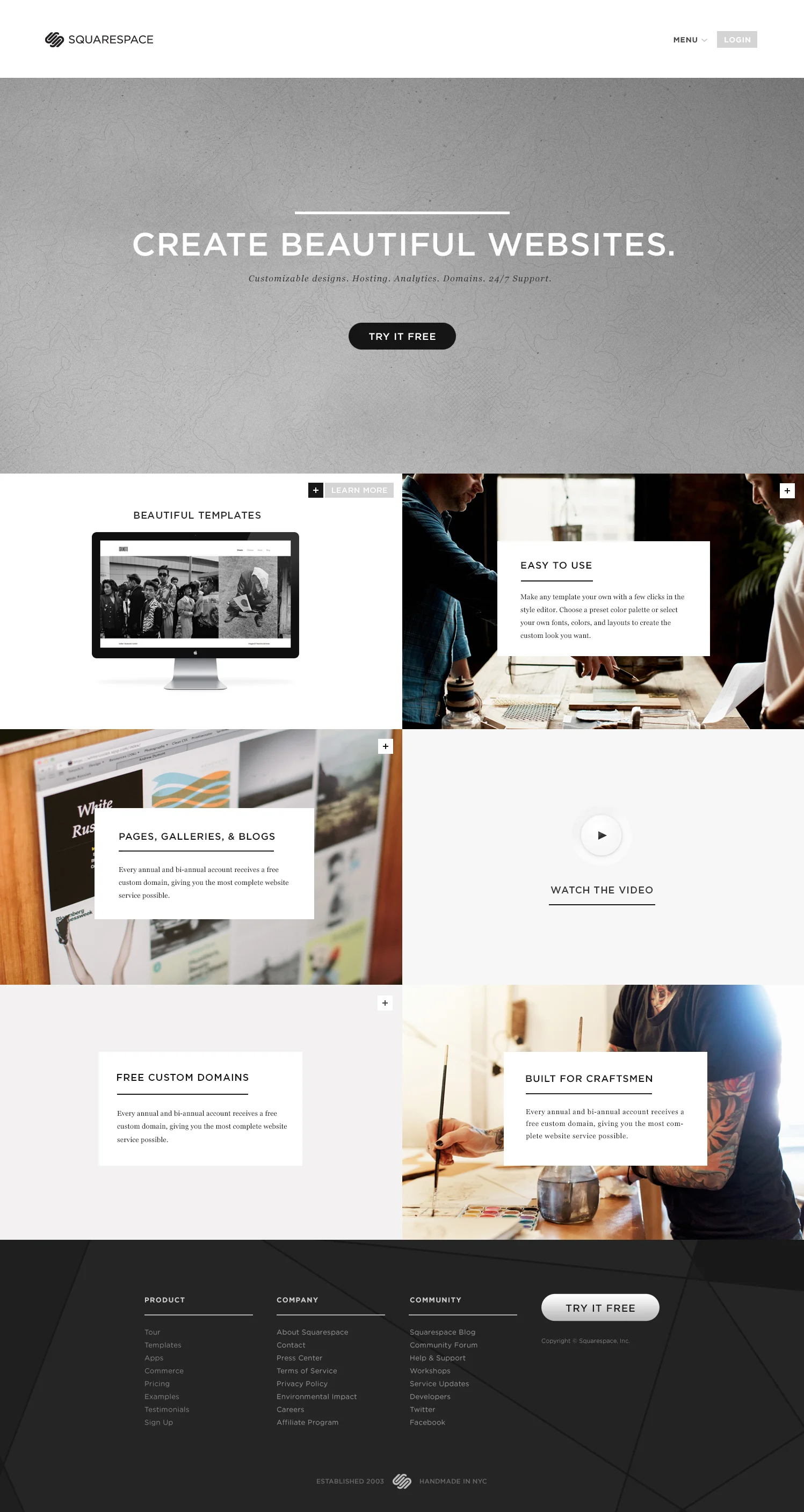 Homepage Concept
