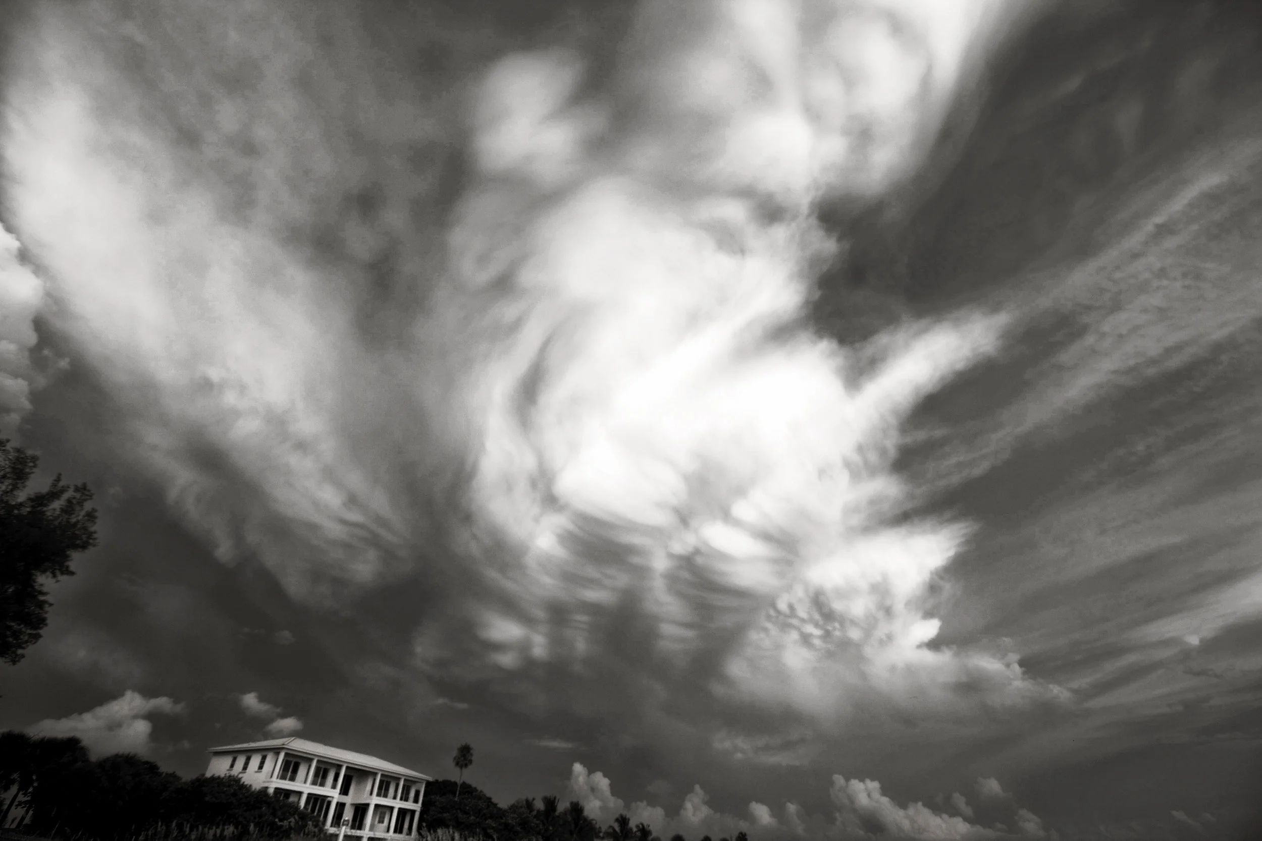 Beach House at Sunset
