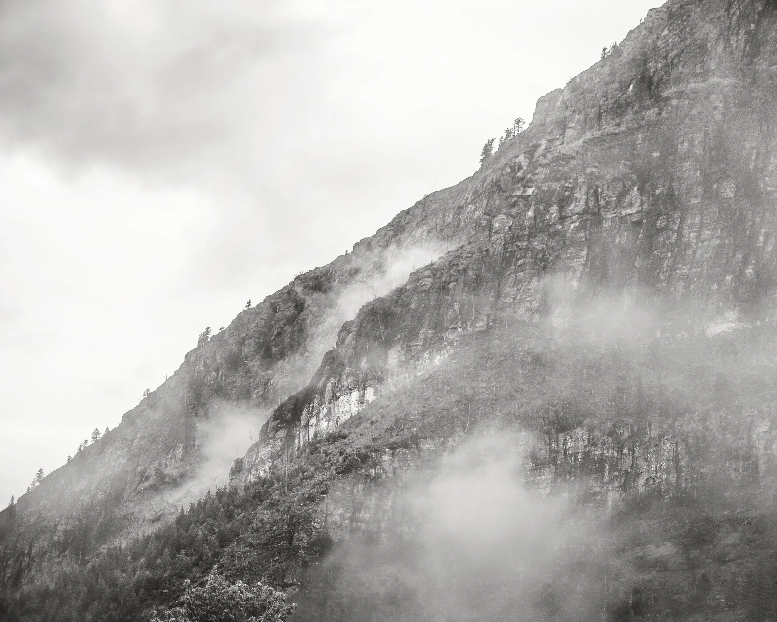 Going to the Sun Road Cliffs, Glacier National Park 2013