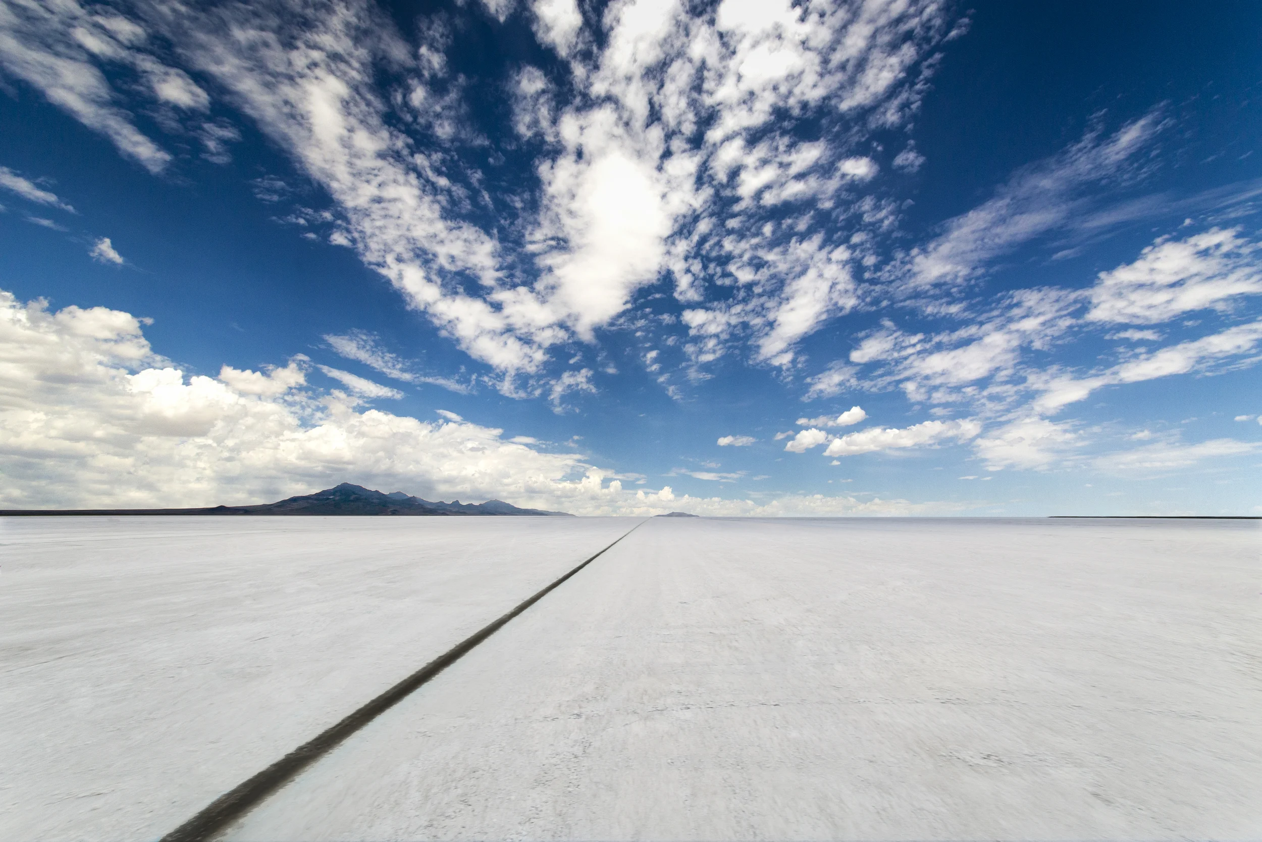 Bonneville Salt Flats- The Black Line- For One Time Use Only Poster 2014 - Image by Holly Martin METAL AND SPEED-1-2.jpg