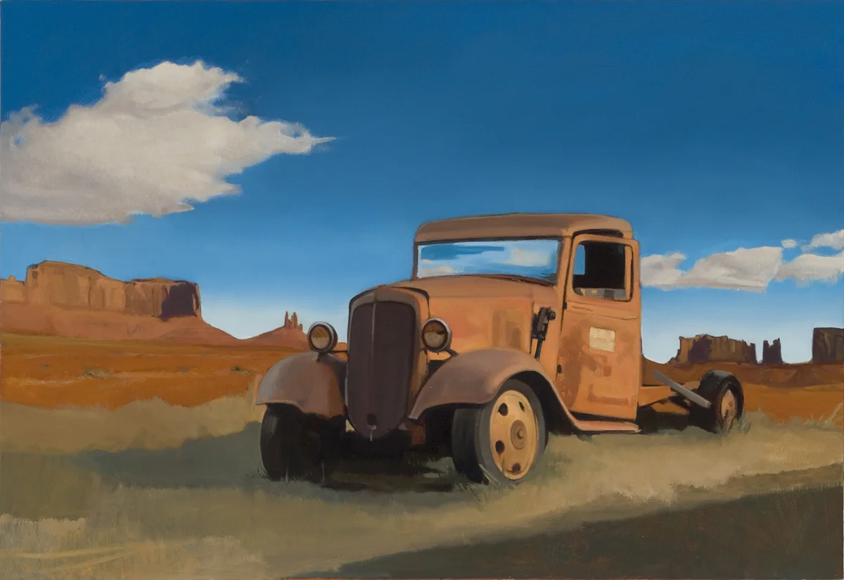 Old Truck on Highway