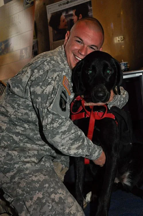 War veteran who suffered from PTSD and shelter buddy. Best Friends For LIFE! 