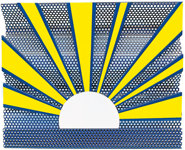 Roy Lichtenstein's Sunrise , 1965.